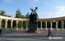 Monument to Pushkin and Abai