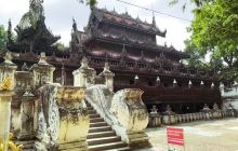 金色宫殿柚木寺庙