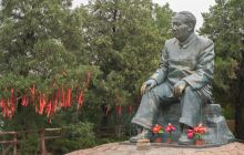 毛主席视察黄河旧址