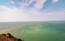 老铁山黄渤海分界线